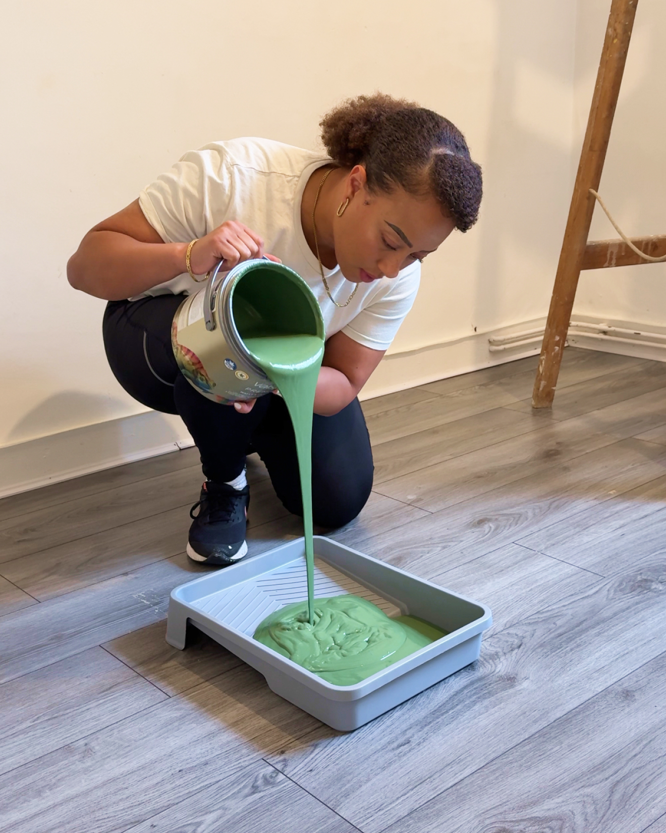 “I used Valspar for my office to give it some life! I wanted somewhere inspiring to work. That would make me focus but also be a calming environment” ​